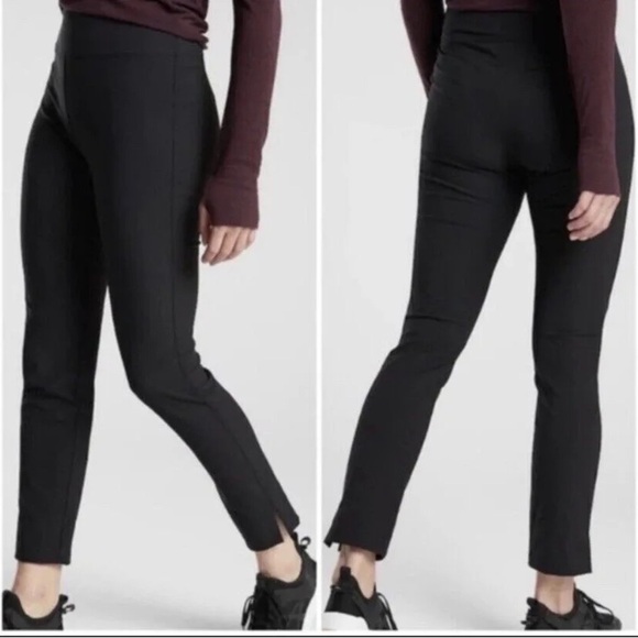 Athleta Wander Slim Ankle Stretch pant w/side leg pockets smooth&sleek Sz-4P. V1 - Picture 1 of 12
